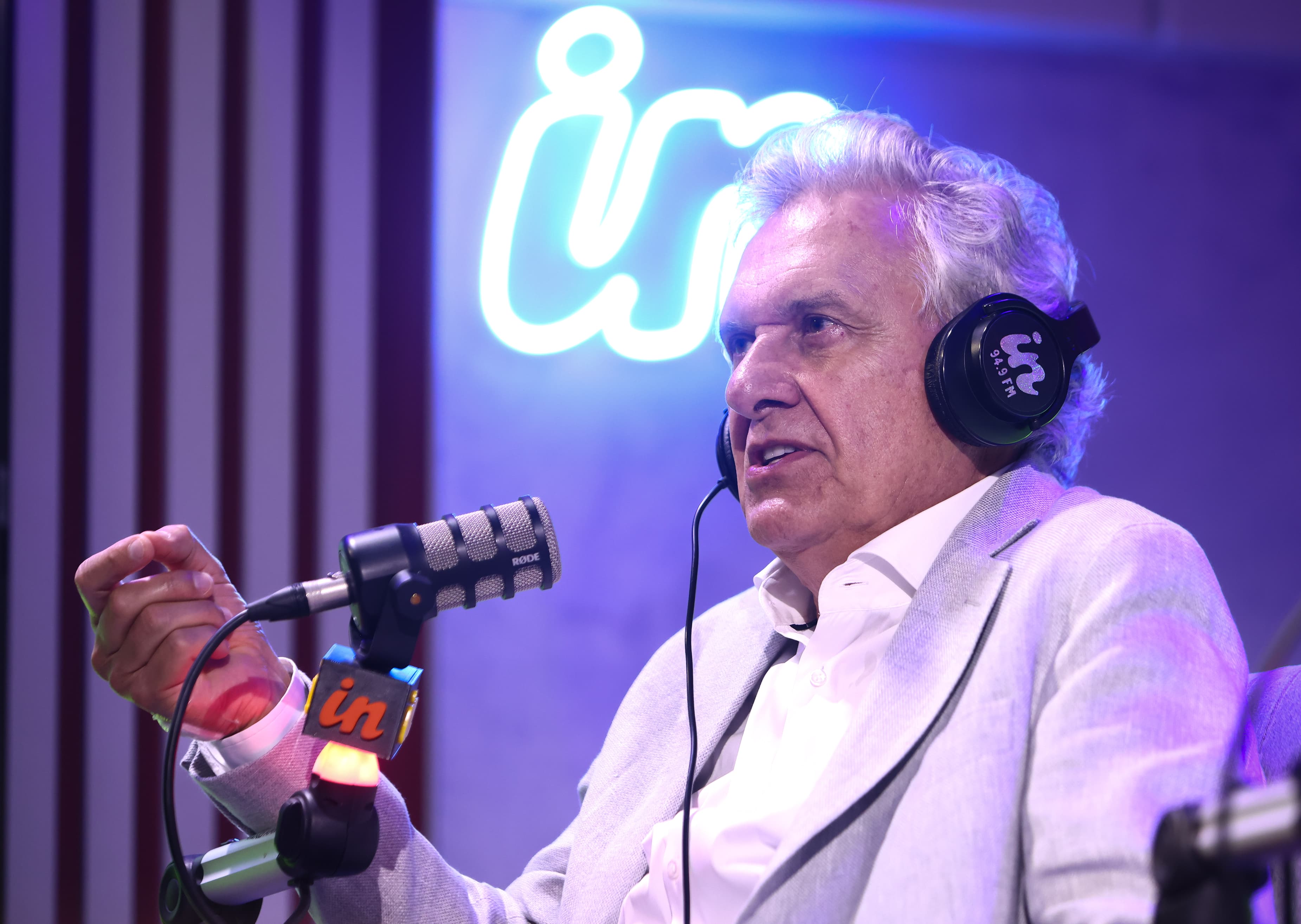 Governador Ronaldo Caiado em entrevista a Rádio Interativa FM