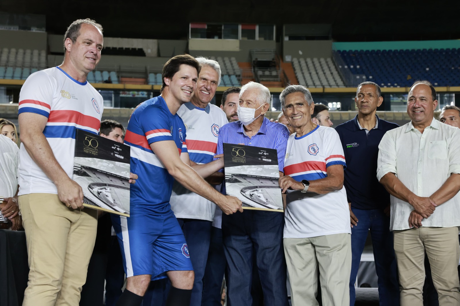 Daniel Vilela participa das comemorações do cinquentenário do Estádio Serra Dourada