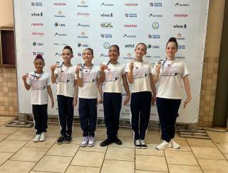 Ginasta da BBGA de Catalão é prata e equipe conquista 7º lugar no pódio no Torneio Nacional de Ginastica Artística 