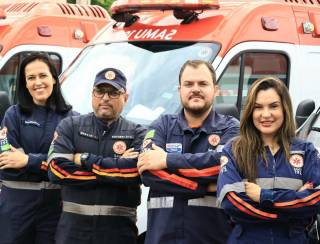 Caldas Novas recebe quatro novas ambulâncias para renovação da frota do SAMU 192