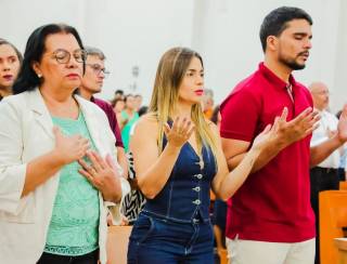 Trindade: Marden celebra véspera de Natal em missa no Santuário Basílica do Divino Pai Eterno