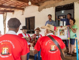 Corumbaíba: Distrito do Areião recebeu a jornada do Grupo de Folia de Reis Estrela Guia