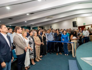 Em posse de Adib Elias Júnior na Seinfra, Leandro Vilela reforça parceria com Estado para obras em Aparecida