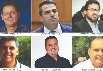Alguns dos pré-candidatos a prefeito em Catalão. (Reprodução/Arquivo)