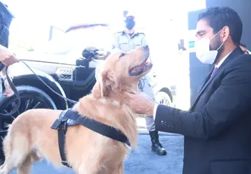 Unidade de Policiamento com Cães ganha estrutura própria e PM de Goiás recebe 20 novas viaturas, em manhã de fortalecimento da corporação (Fotos: Jota Eurípedes)