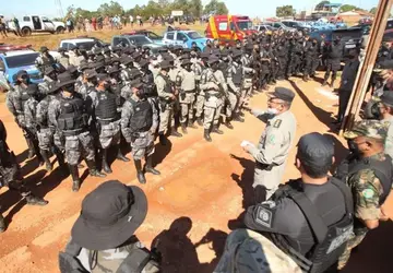 Operação de captura a Lázaro Barbosa durou 15 dias e mobilizou mais de 270 agentes de Goiás, Distrito Federal e das forças de segurança federais (Foto: Fábio Lima)