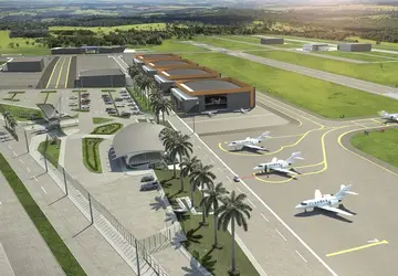 Antares Polo Aeronáutico que está sendo construído na Região Metropolitana de Goiânia (Divulgação)