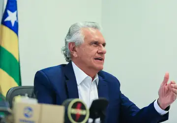 Governador Ronaldo Caiado fala ao portal de notícias UOL: segurança pública em pauta