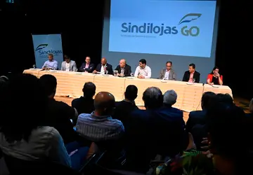 Reunião com Rogério Cruz foi articulada pelo Sindilojas-GO, atendendo demanda dos lojistas do Centro (Foto: Silvio Simões?)