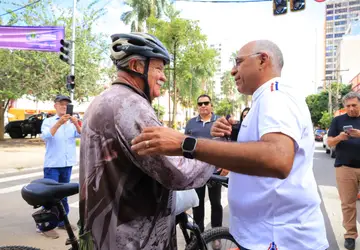 Passeio ciclístico, com concentração na Avenida Goiás, é uma das ações do programa de requalificação do Centro de Goiânia, o Centraliza