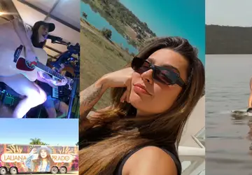 Lauana Prado realiza show surpresa no resort Ilhas do Lago, em Caldas Novas