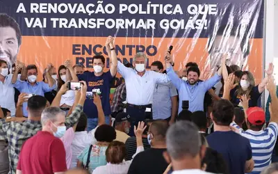 Anápolis: Encontro Regional do MDB de Goiás têm presença de Caíado, ao lado de Daniel Vilela, que diz: "as mudanças continuam, a moralização e a ética vão permanecer em Goiás"