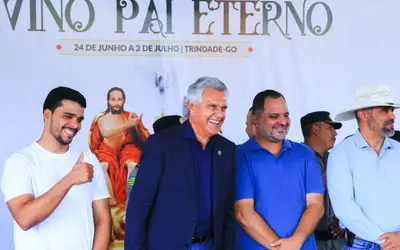"Brasil inteiro vem para Trindade", diz Caiado durante anúncio de retomada presencial da Romaria do Divino Pai Eterno