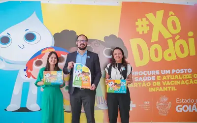 Goiás: Governo via Secretaria de Saúde apresenta campanha publicitária "Xô Dodói" de incentivo à vacinação de crianças e adolescentes