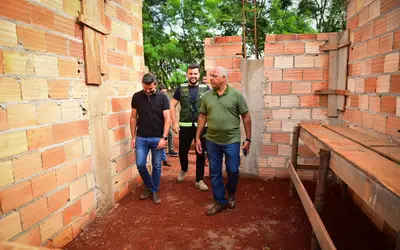 Goiânia: Prefeito Rogério acompanha andamento de obras no Ecoponto Guanabara, base comunitária da GCM e área no Bosque Goiânia 2