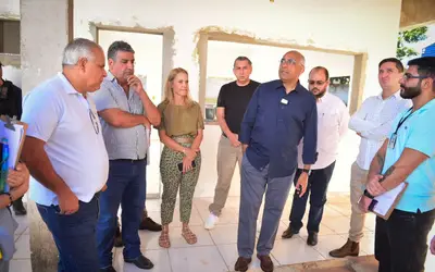 Goiânia: Prefeito Rogério Cruz vistoria obras de CMEIs em fase de conclusão que vão disponibilizar mais de 300 vagas