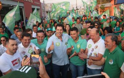 Daniel Vilela participa de atos políticos em Bonfinópolis e Leopoldo de Bulhões, reforçando apoio a candidatos do MDB