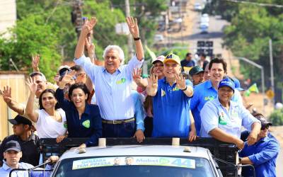 Em megacarreata na região Noroeste, Caiado e Mabel reforçam compromisso com Goiânia