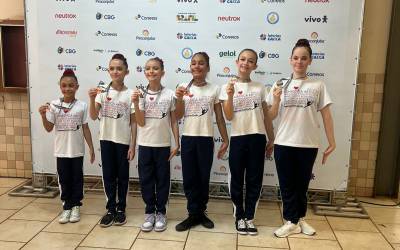 Ginasta da BBGA de Catalão é prata e equipe conquista 7º lugar no pódio no Torneio Nacional de Ginastica Artística 