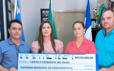 Cristianópolis: Câmara repassa R$ 150 mil de economias do duodécimo ao município 