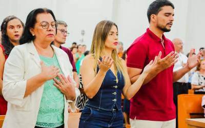 Trindade: Marden celebra véspera de Natal em missa no Santuário Basílica do Divino Pai Eterno