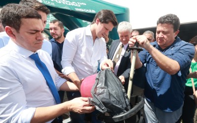 Daniel Vilela entrega biodigestor em Escola do Futuro e amplia uso de tecnologias sustentáveis