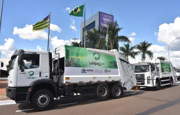 Goiânia: Consórcio Limpa Gyn realiza remoção de mais de 1,3 mil tonelada de lixo doméstico em dois dias nas regiões Norte e Leste